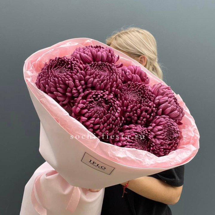 9 хризантем бигуди в Воронеже