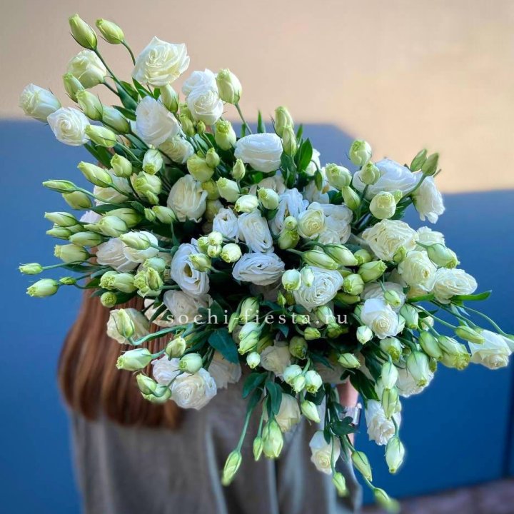 Охапка эустомы в Воронеже