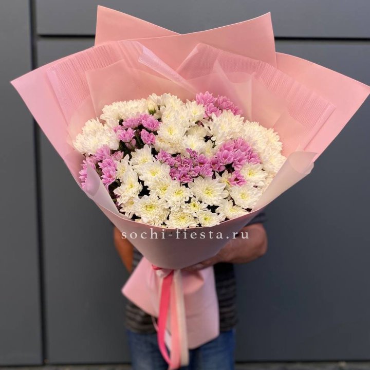  Букет хризантем- гигант  в Воронеже
