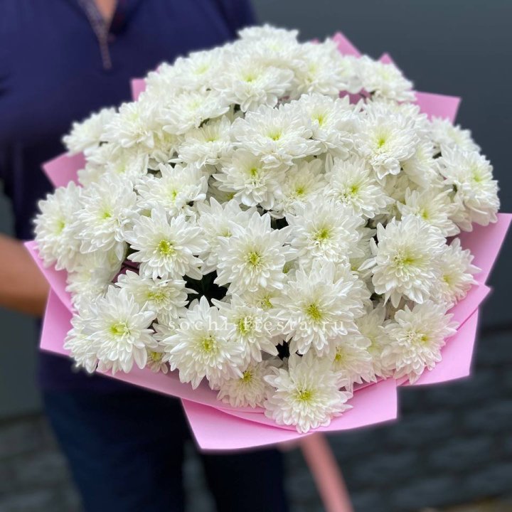  Букет 15 хризантем  в Воронеже