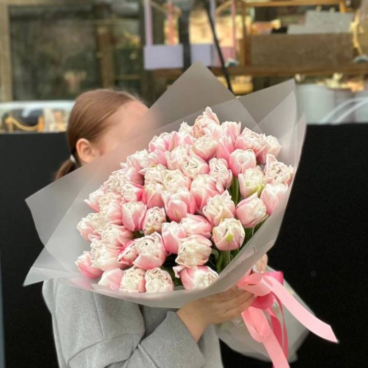 51 нежный тюльпан в Воронеже