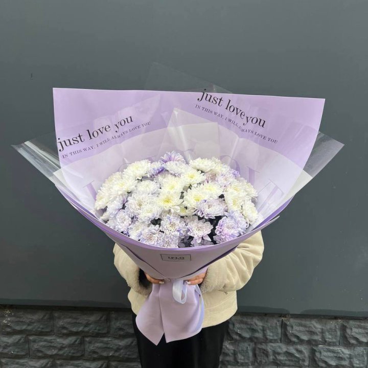 9 воздушных хризантем в Воронеже