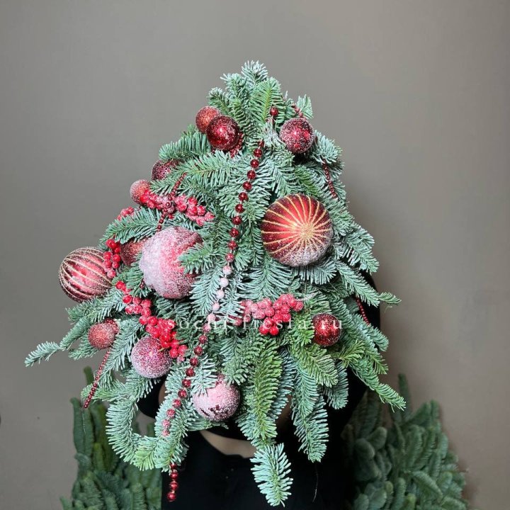 Ёлка красная в Воронеже