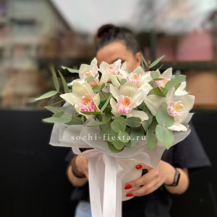 Бокс с орхидеями в Воронеже