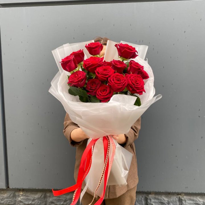 15 высоких роз  в Воронеже