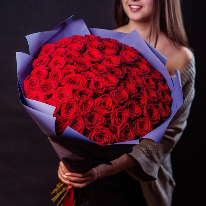 71 красная роза в Воронеже