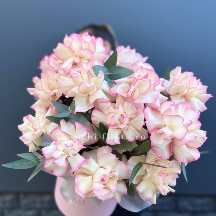 15 Французских роз Джумилия в боксе в Воронеже