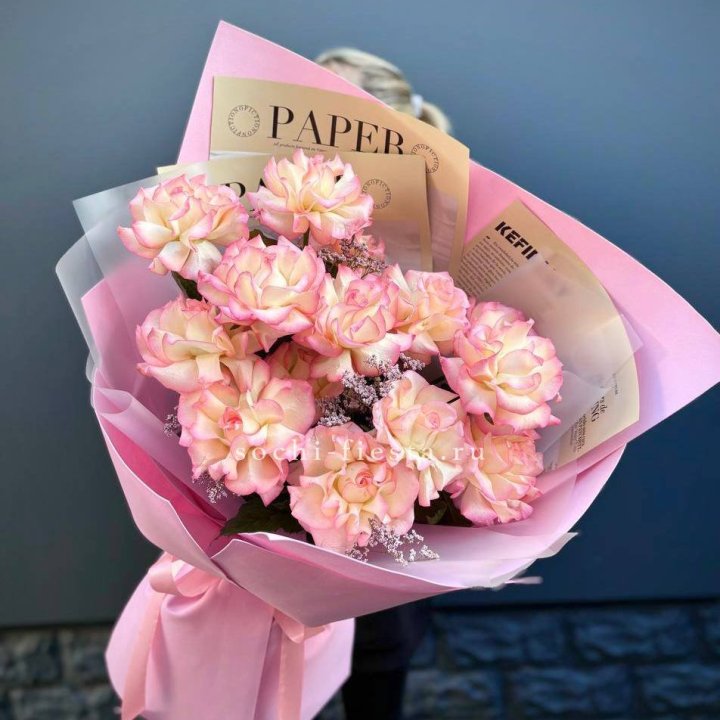 15 французских роз "Джумилия" в Воронеже