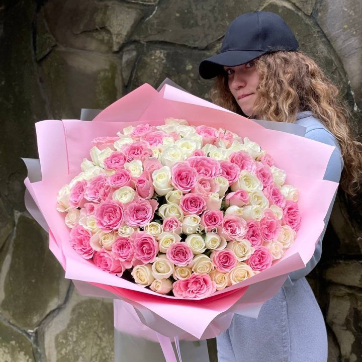 101 роза Миксбери в Воронеже