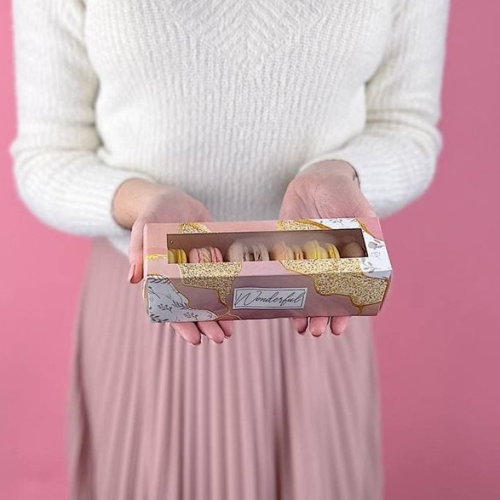 Коробка макаронс 5 шт. в Воронеже