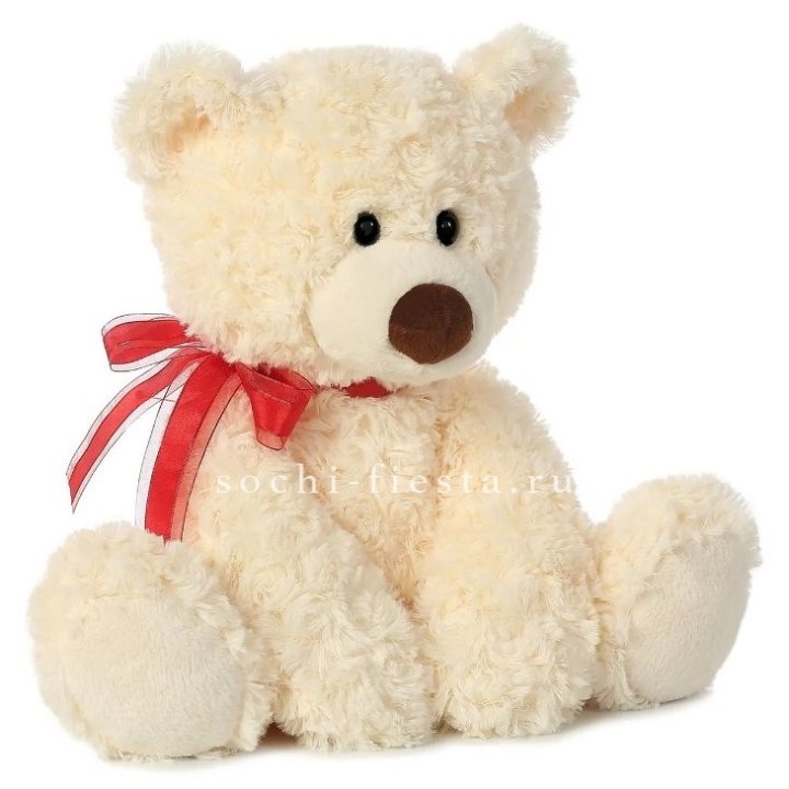 Белый плюшевый мишка  в Воронеже