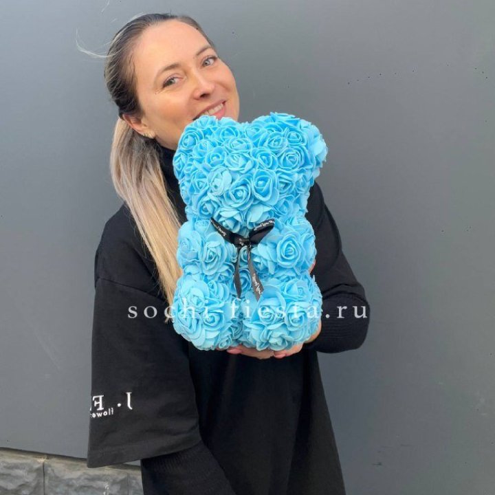 Игрушка медведь голубая в Воронеже