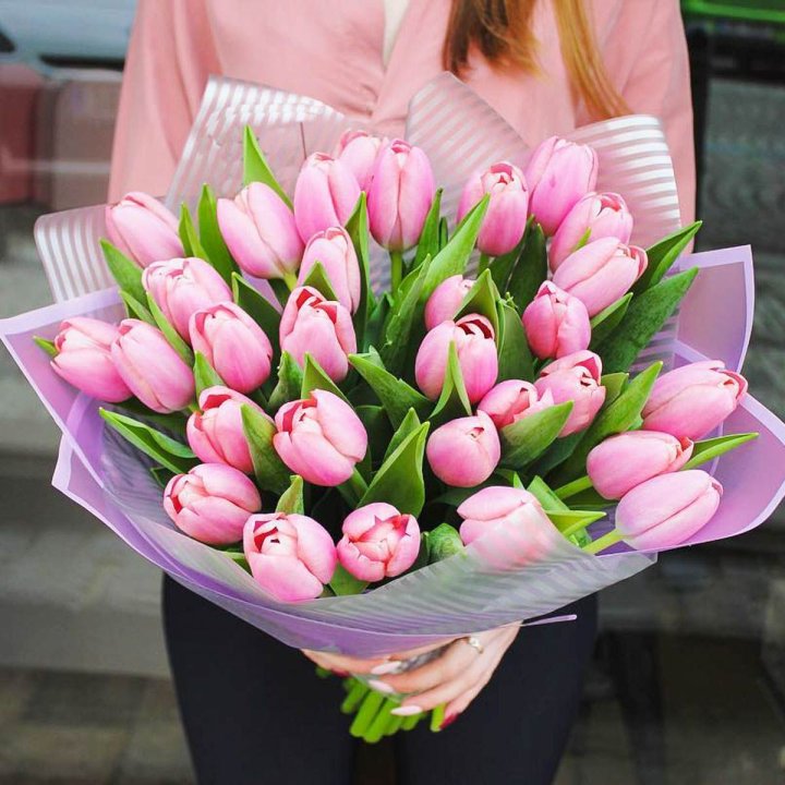25 тюльпанов "Айс крем" в Воронеже