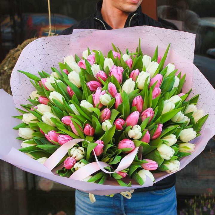 101 тюльпан микс в Воронеже