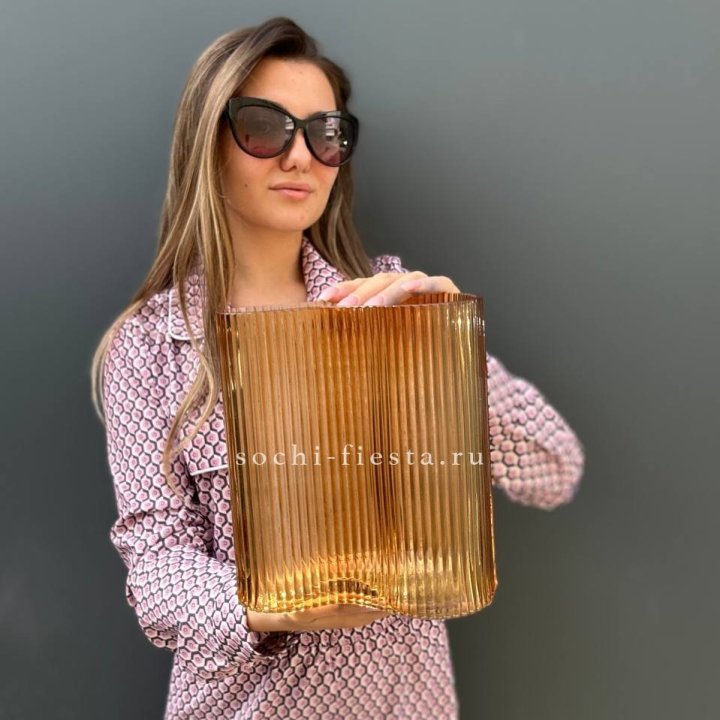 Стеклянная ваза №7 в Воронеже