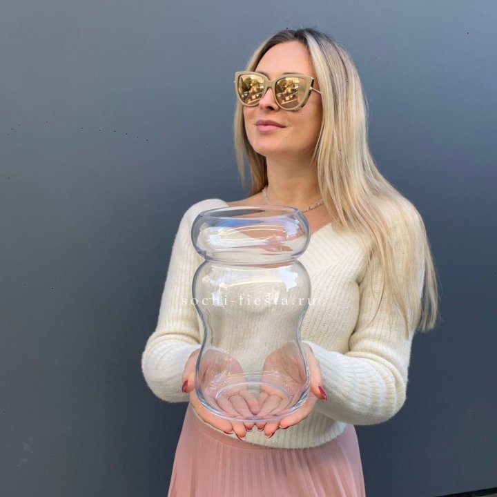 Стеклянная ваза №1 в Воронеже